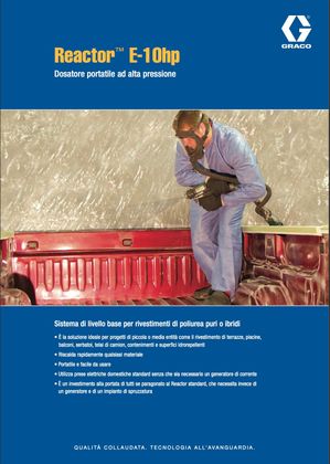 Macchina per poliurea elettrica Graco Reactor E-10 hp