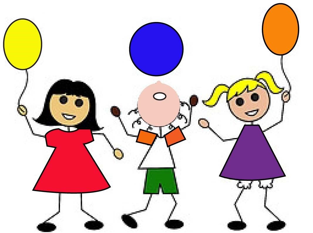 Click on Month Three stick figures are holding balloons in their hands.