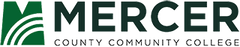 Mercer County Community College logo with a green "M" and the word "MERCER".
