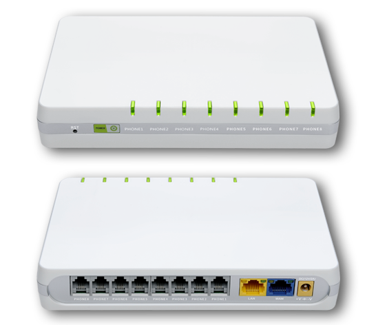 G508 VoIP ATA with 8 FXS Ports G508 VoIP ATA with 8 FXS Ports