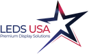 LED USA is a premier provider of high-impact visual display solutions. (logo)