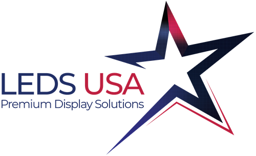 LED USA is a premier provider of high-impact visual display solutions. (logo)