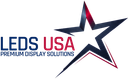 LED USA is a premier provider of high-impact visual display solutions. (logo)