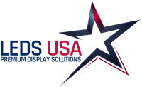 LED USA is a premier provider of high-impact visual display solutions. (logo)