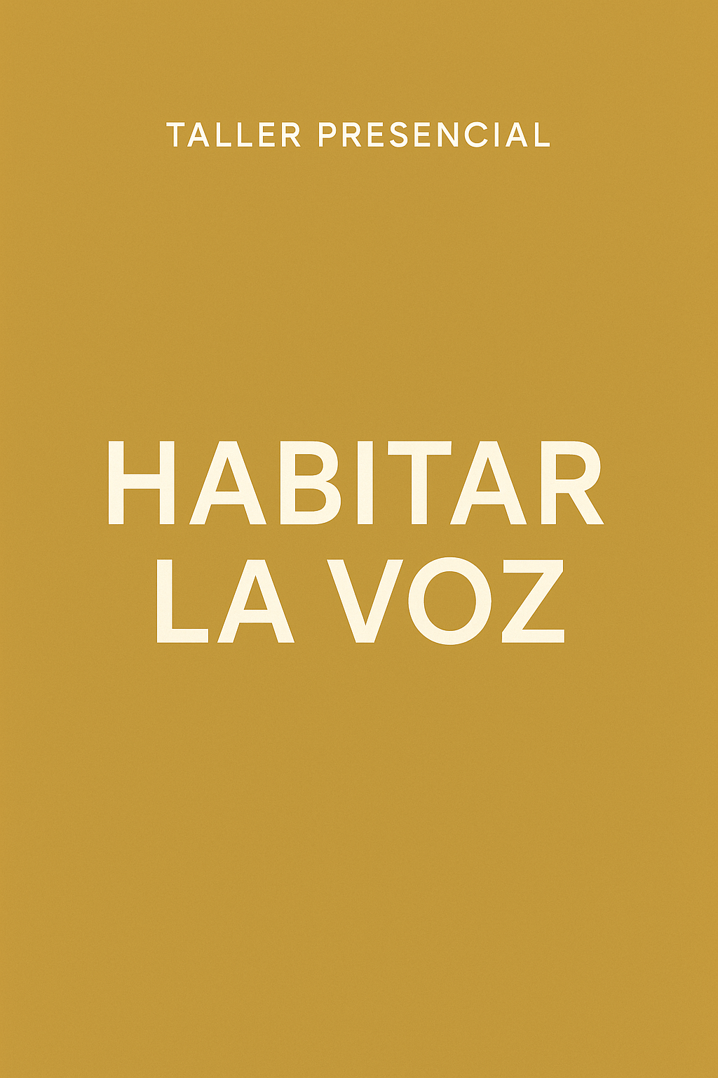 Texto sobre fondo amarillo mostaza: 