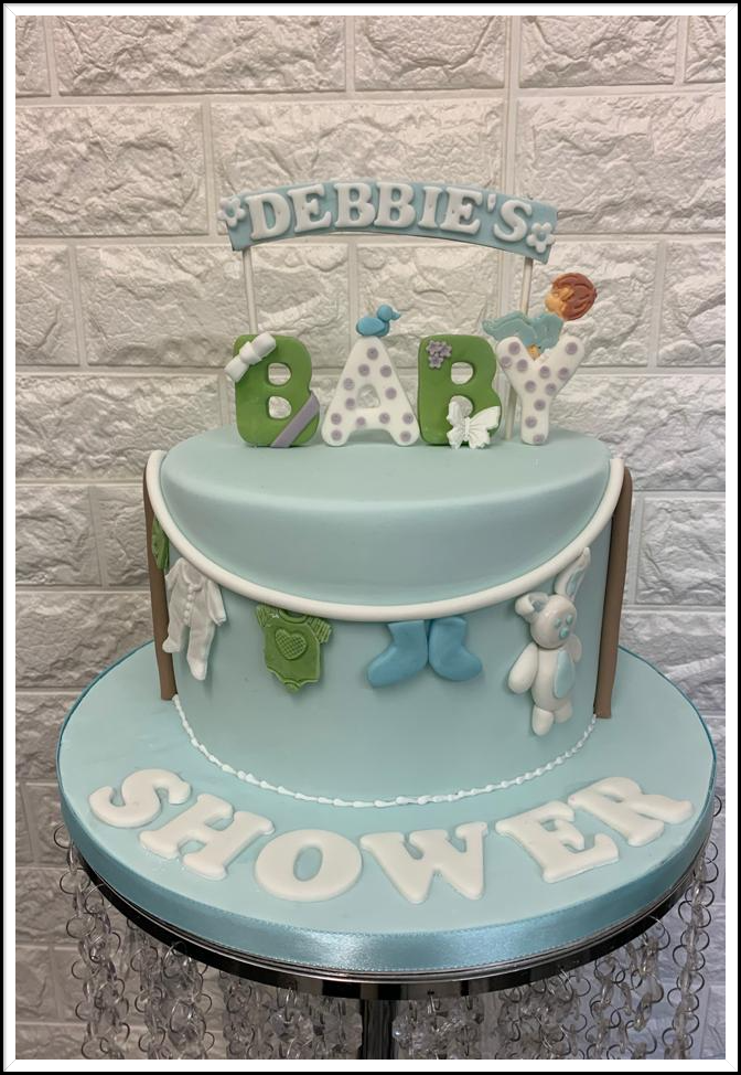 Baby shower cake
