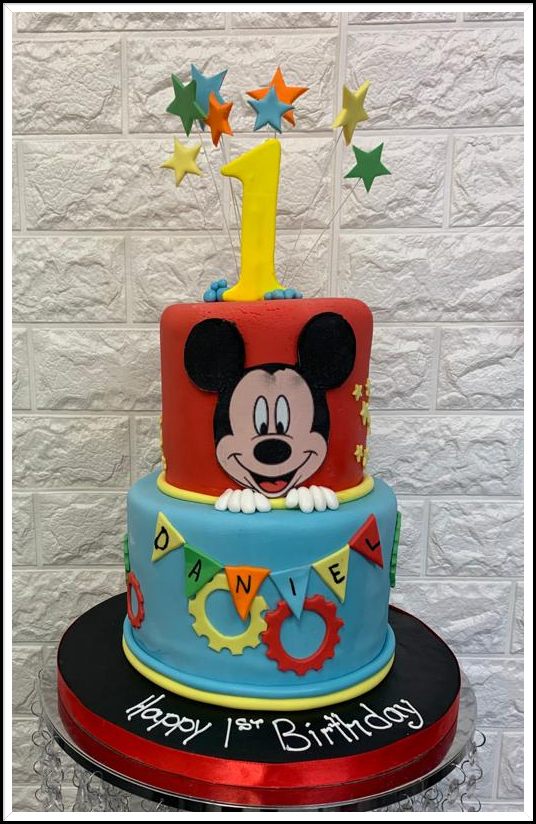 mickey mouse birthday cake