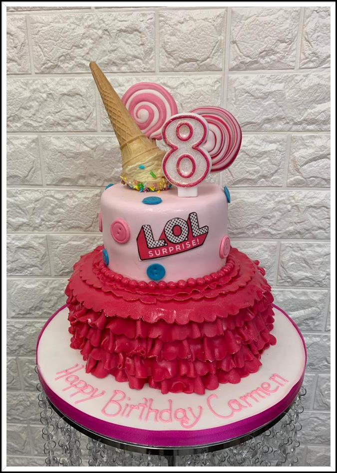 Lol surprise kids cake
