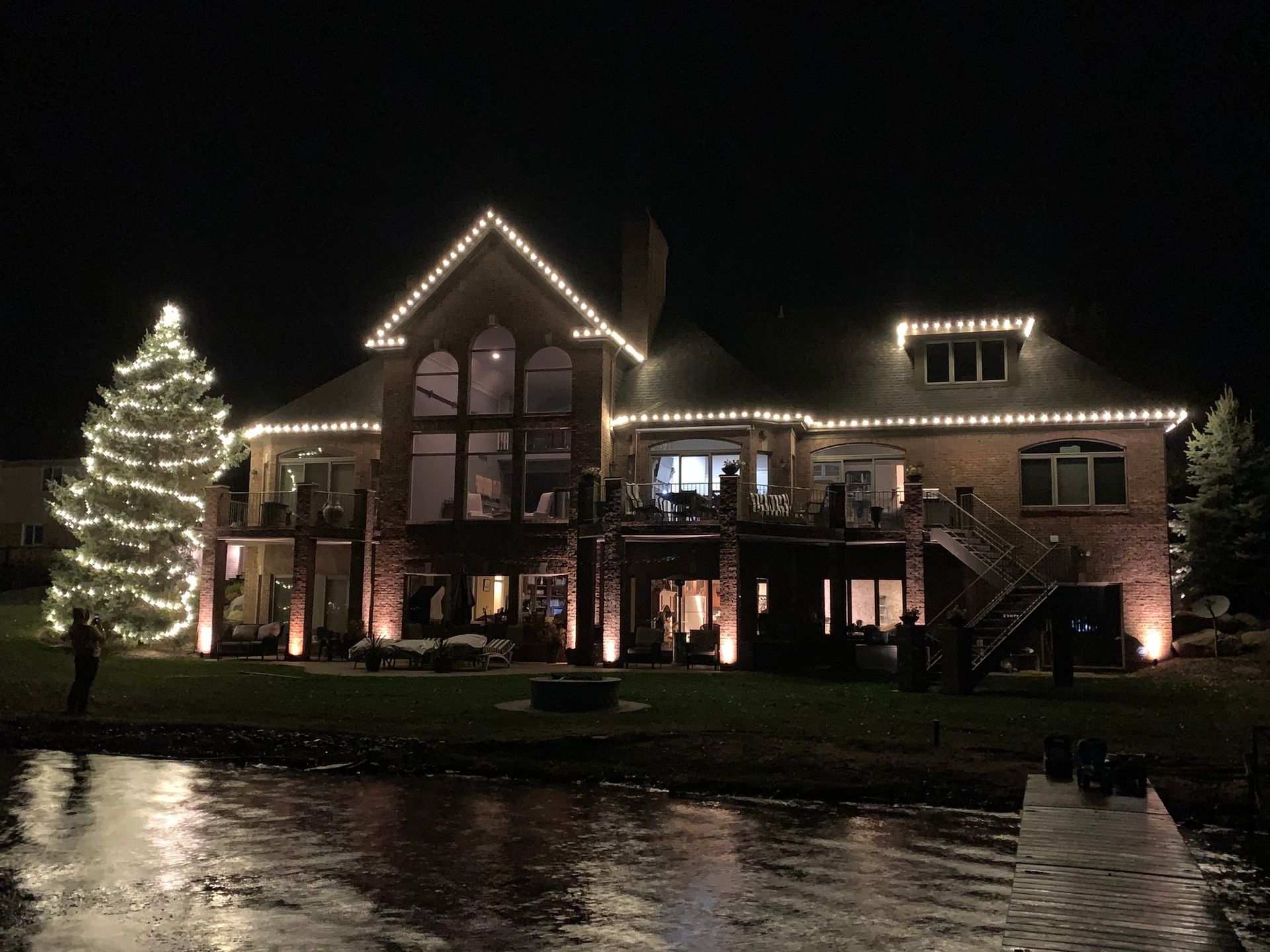 Residential lighting set-up