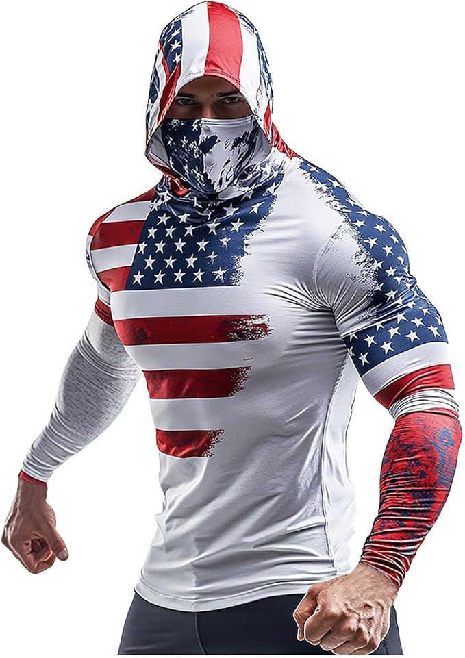 Prime Roots Restoration Face Mask UV Hoodie AMERICA