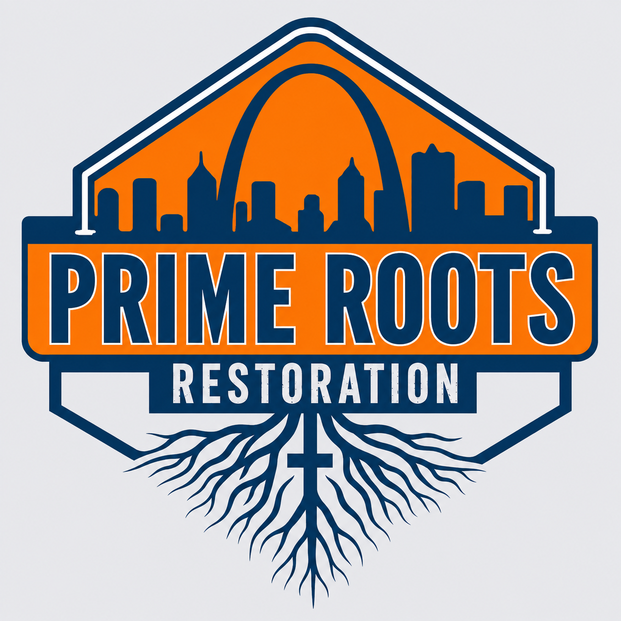 Prime Roots Restoration Logo