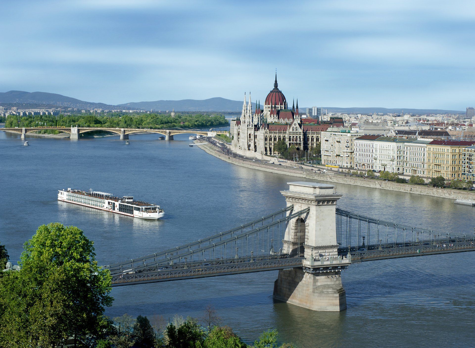The Danube River in Budapest