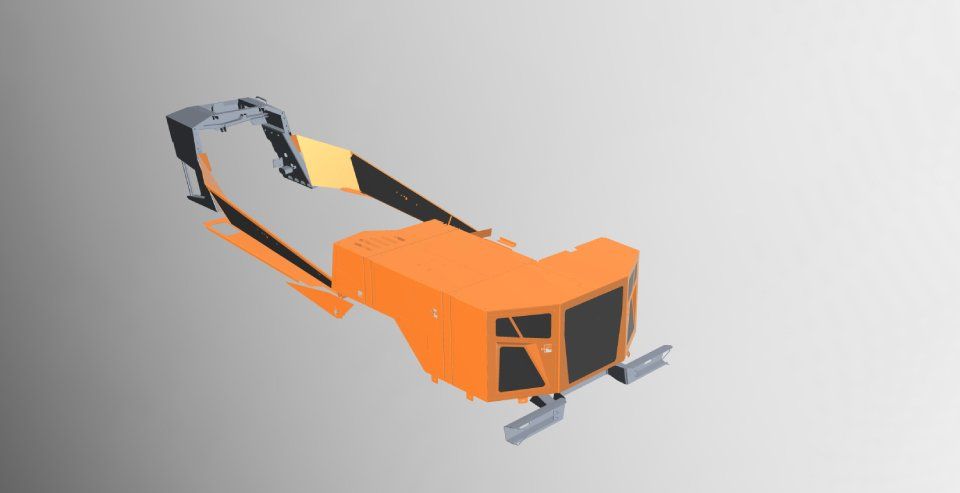 BODYWORK FOR CONCRETE MIXER