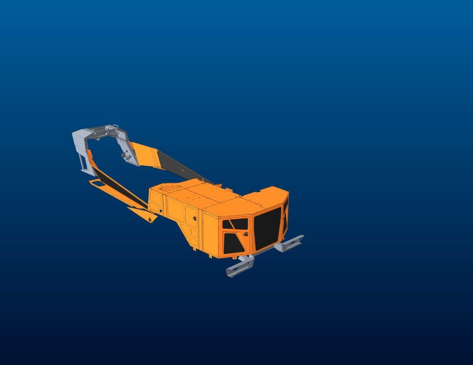 BODYWORK FOR TUNNEL MIXER
