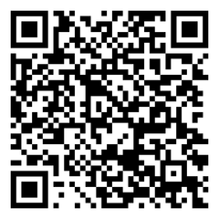 Ein schwarz-weißer QR-Code auf weißem Hintergrund.