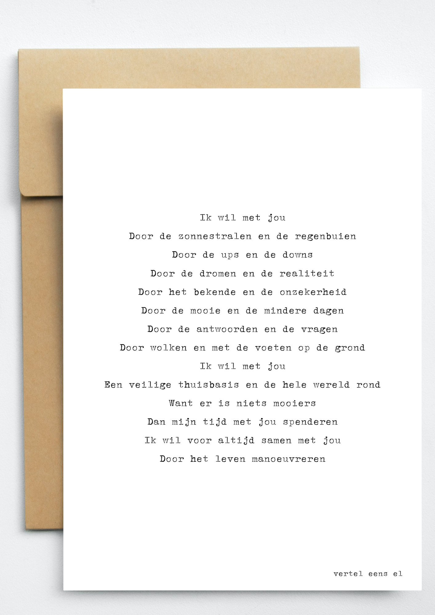 Ik wil met jou