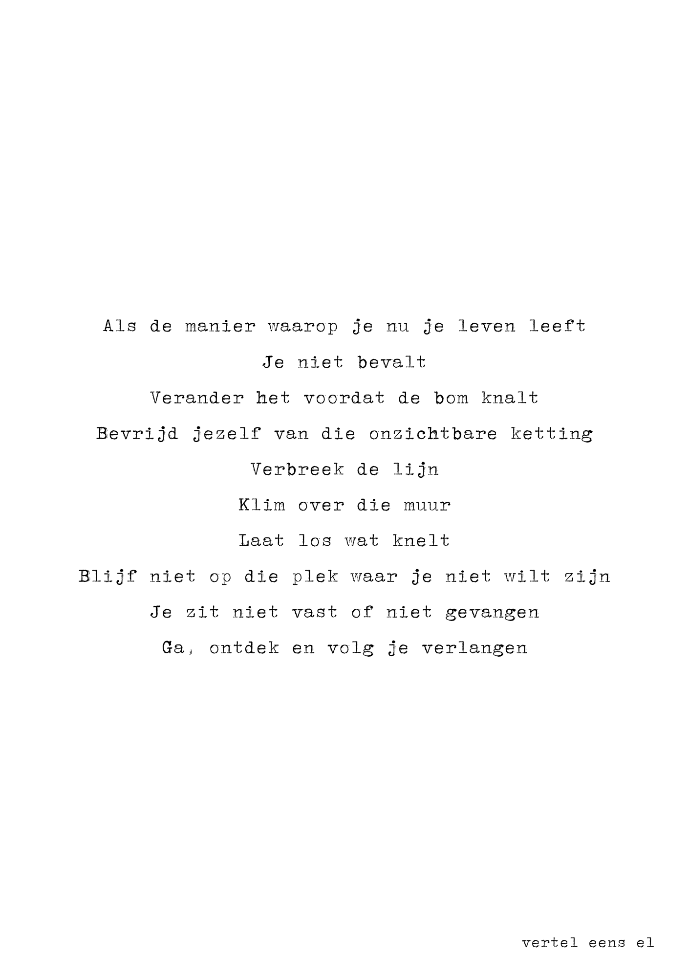 Bevrijd jezelf