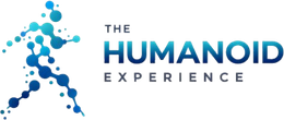 Blue dotted humanoid figure above