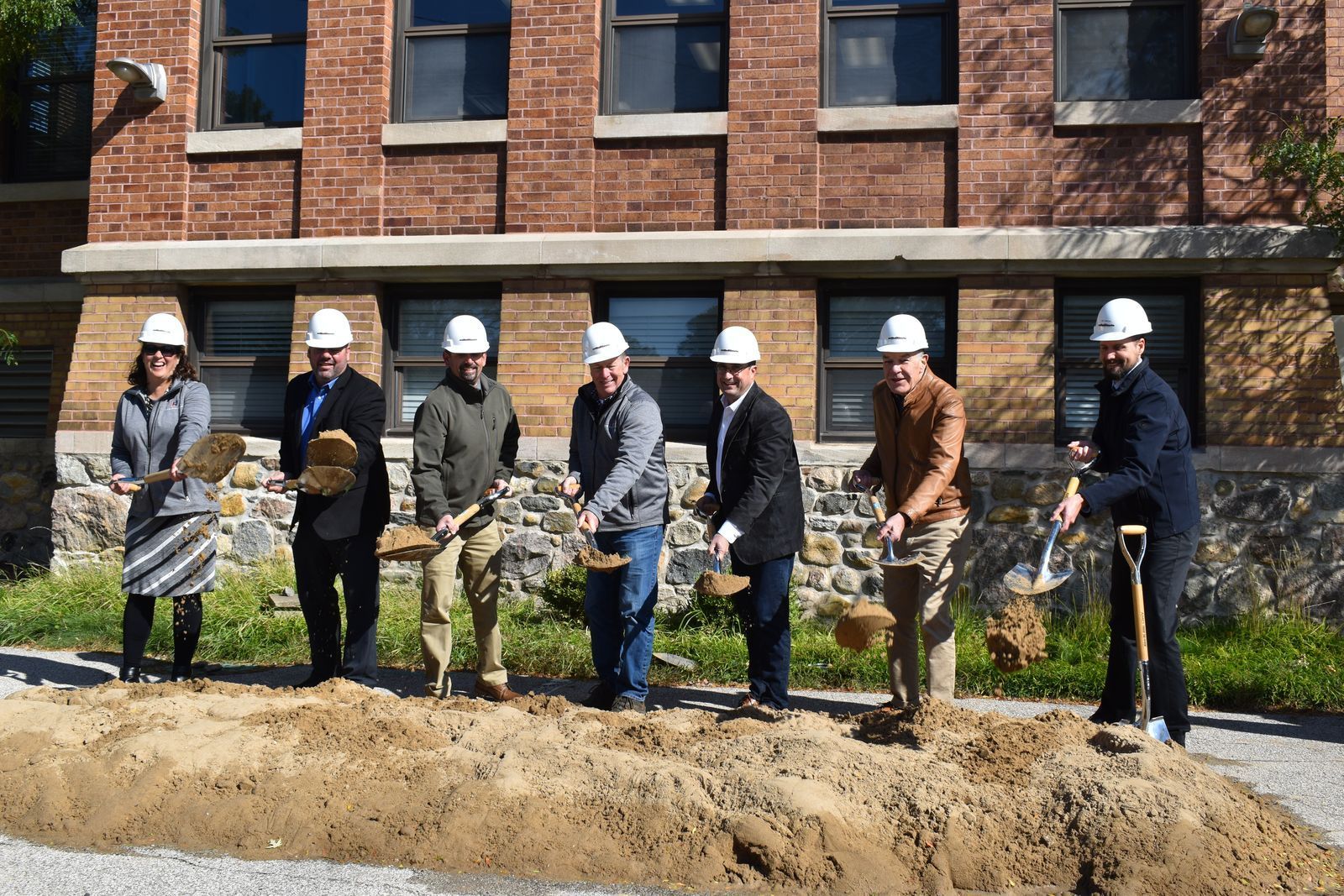 Groundbreaking at a commercial construction site representing owner’s representation services