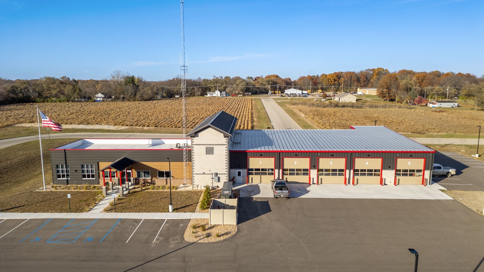 Rendering of the new Dowagiac Fire Department and Public Works facility