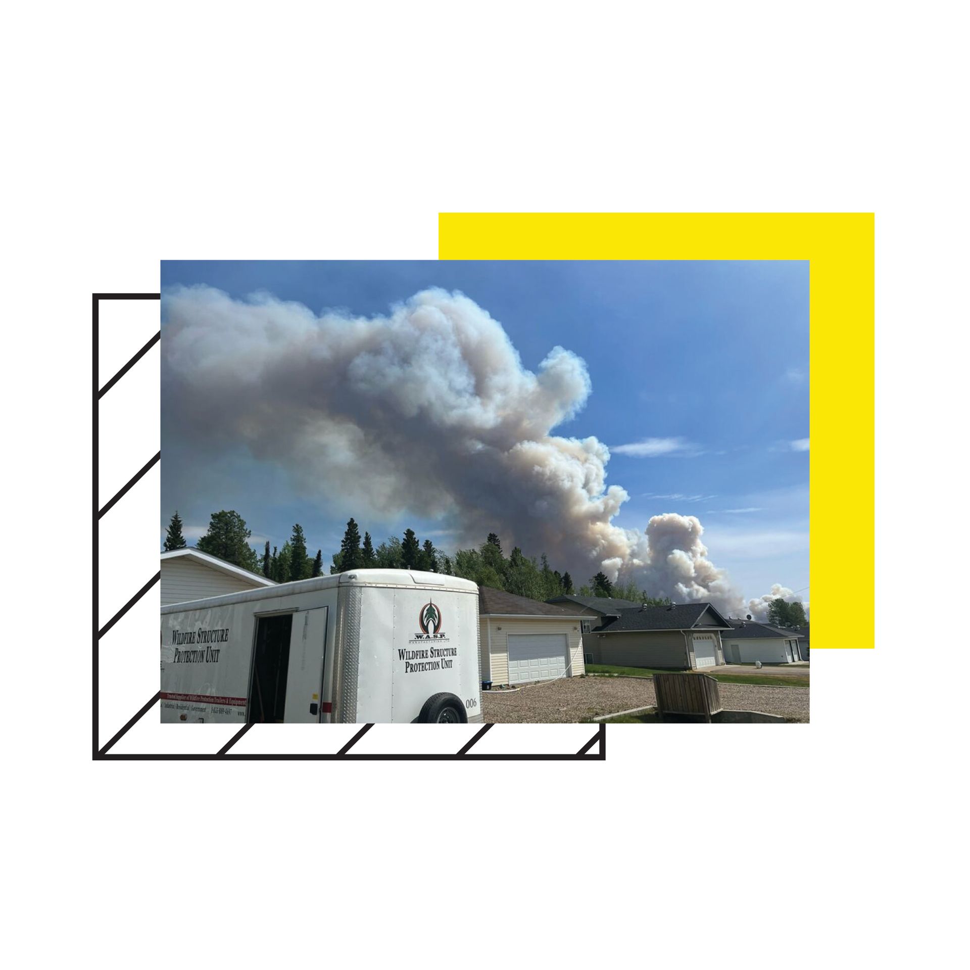 WASP SPU at Rainbow lake wildfire