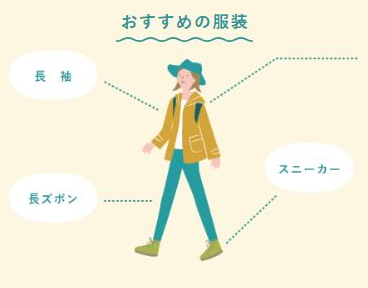 おすすめの服装