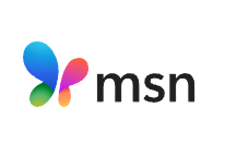 MSN logo with colorful butterfly icon. The word 