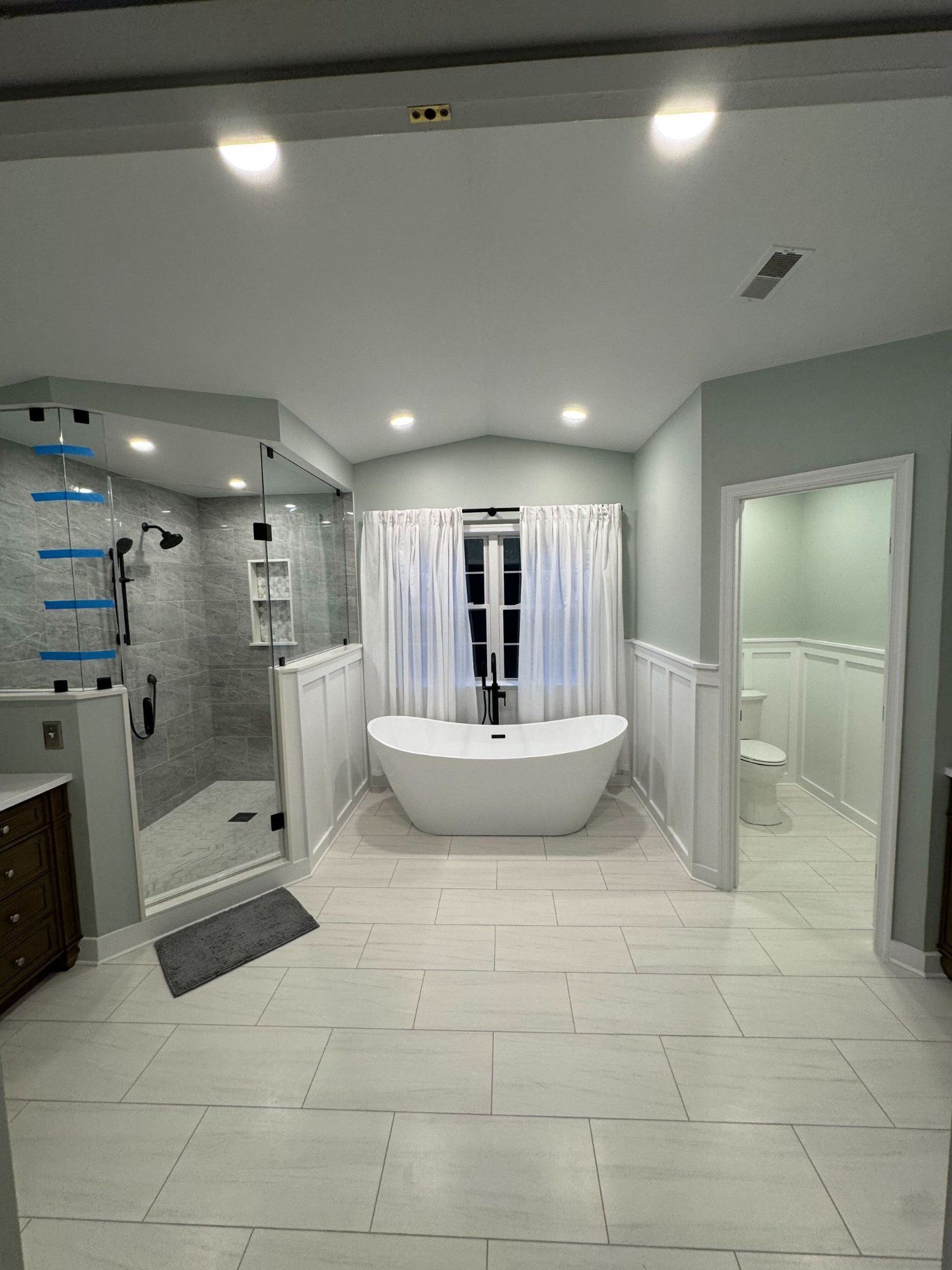 Custom bathroom renovation completed in Clarksville MD by licensed remodeling contractor Handyman on Demand — professional bathroom remodel with quality tile and fixtures
