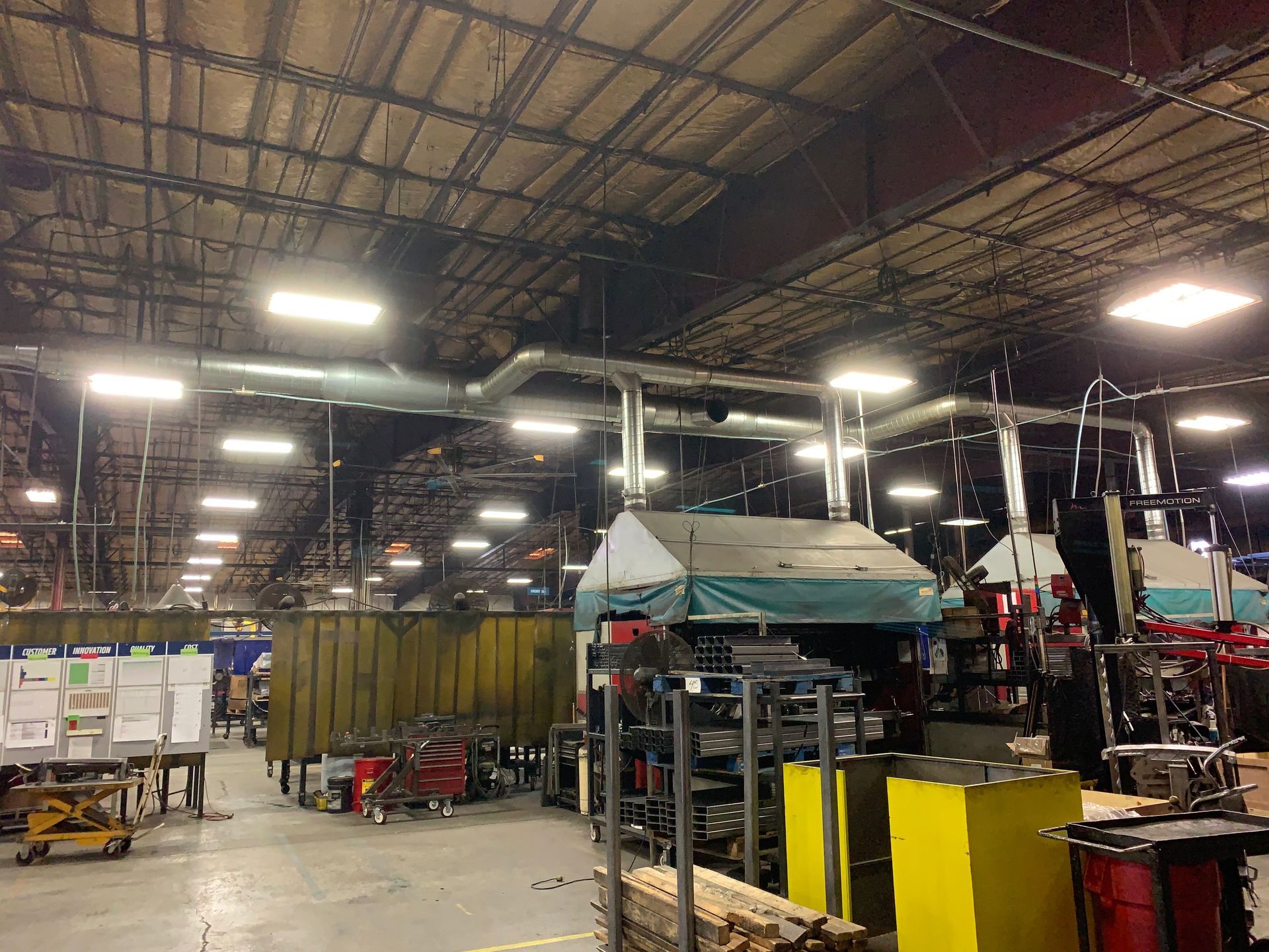 For industrial HVAC services in Wasatch Front, UT - Call Platinum Mechanical hard at work