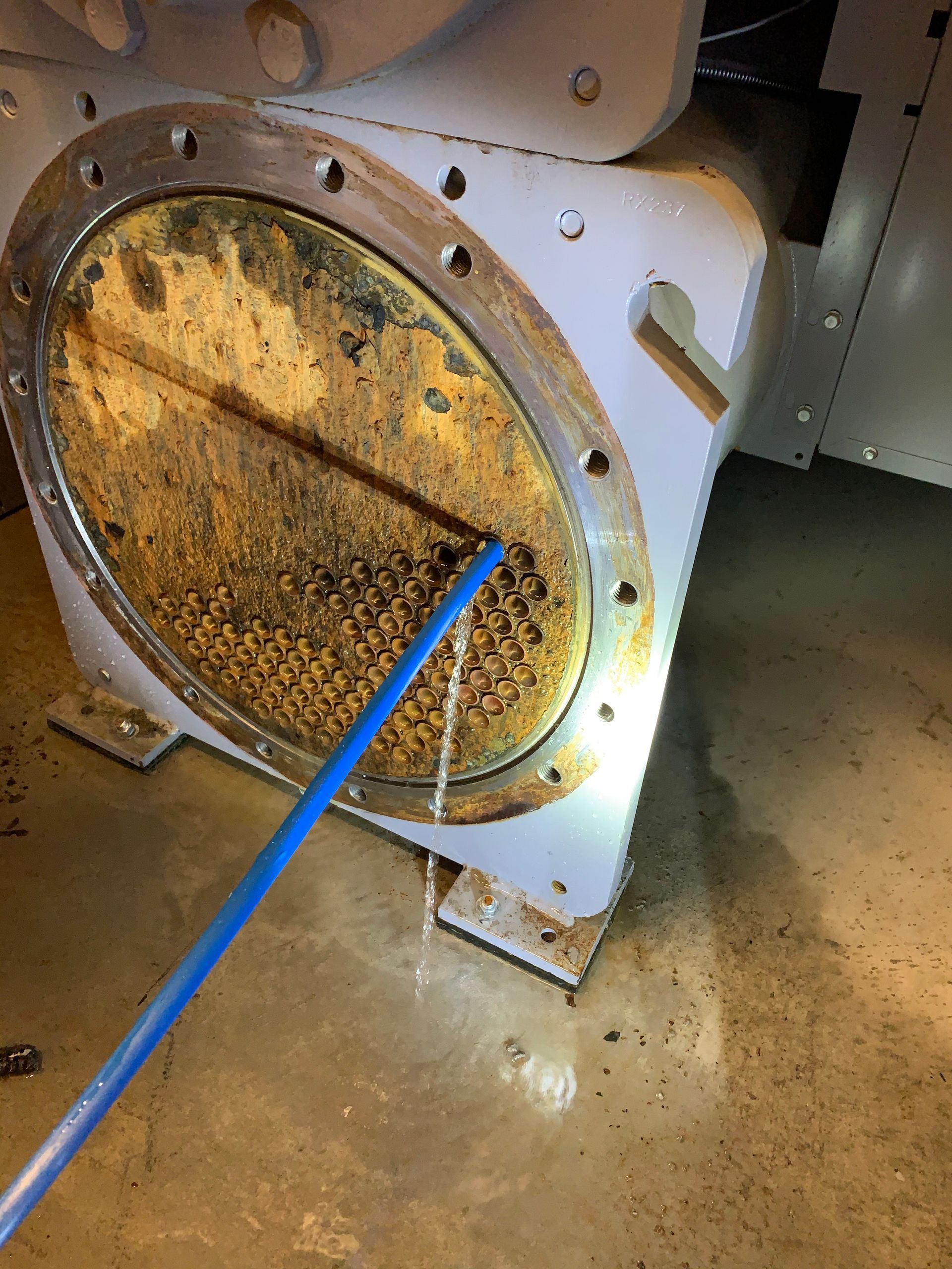 A HVAC preventative maintenance in Wasatch Front, UT by Platinum Mechanical hard at work