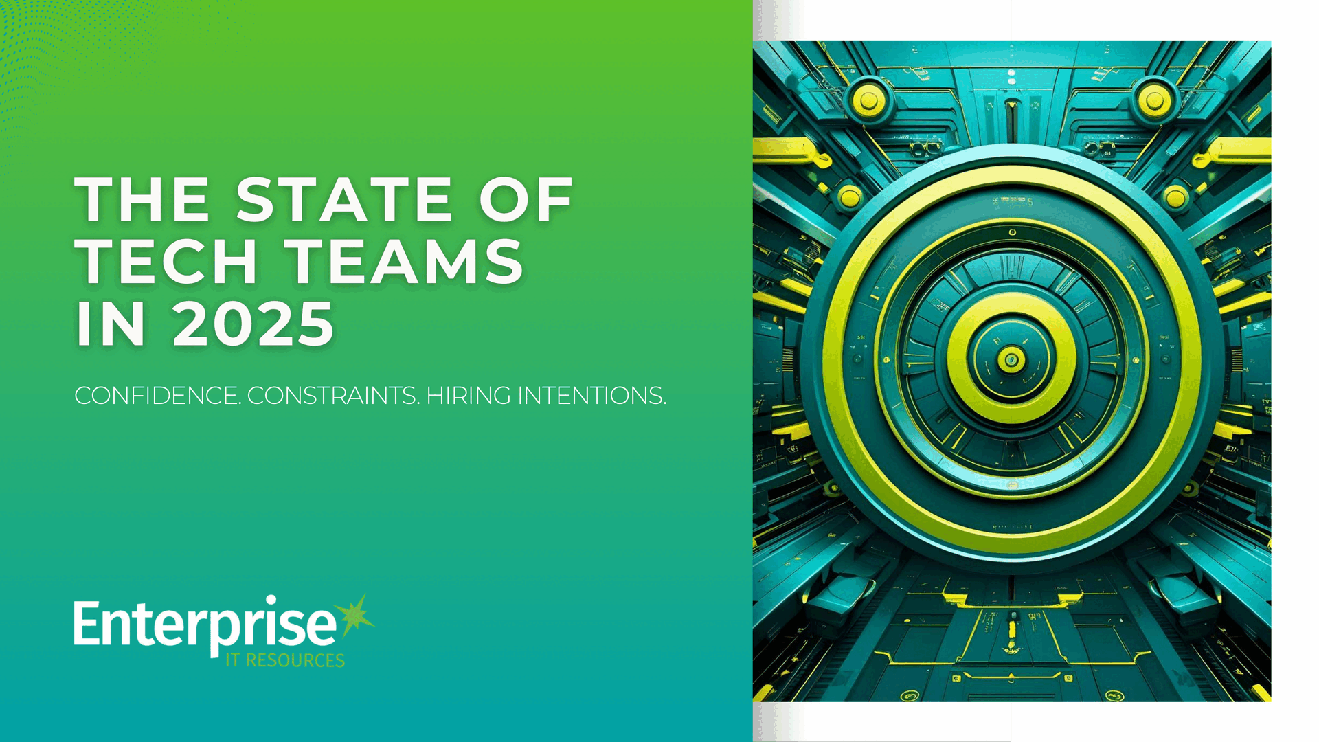 A brochure about tech team pulse check report GIF