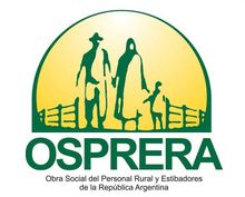 A logo for obra social del personal rural y estibadores de la republica argentina