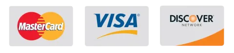 A mastercard visa and discover logo on a white background