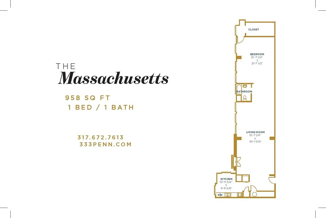 A floor plan of a house in massachusetts