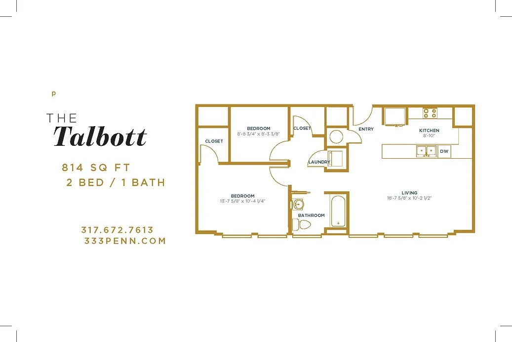 A floor plan of a house called talbott
