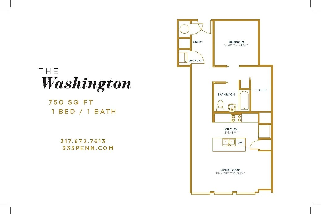 A floor plan of a house in washington