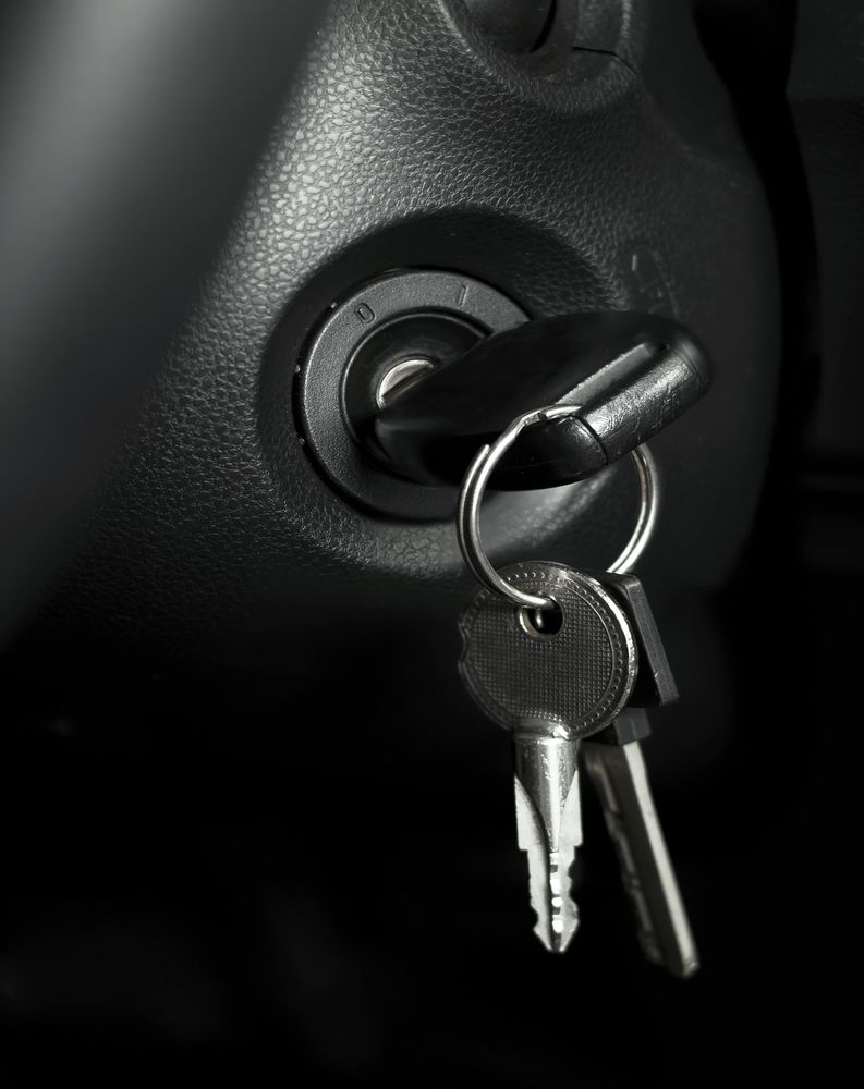 A Close Up of a Car Key in the Ignition — JJ's Garage In South Geelong, VIC