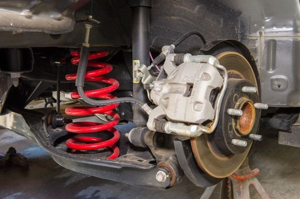 A Close Up of a Car 's Suspension and Brake System — JJ's Garage In South Geelong, VIC