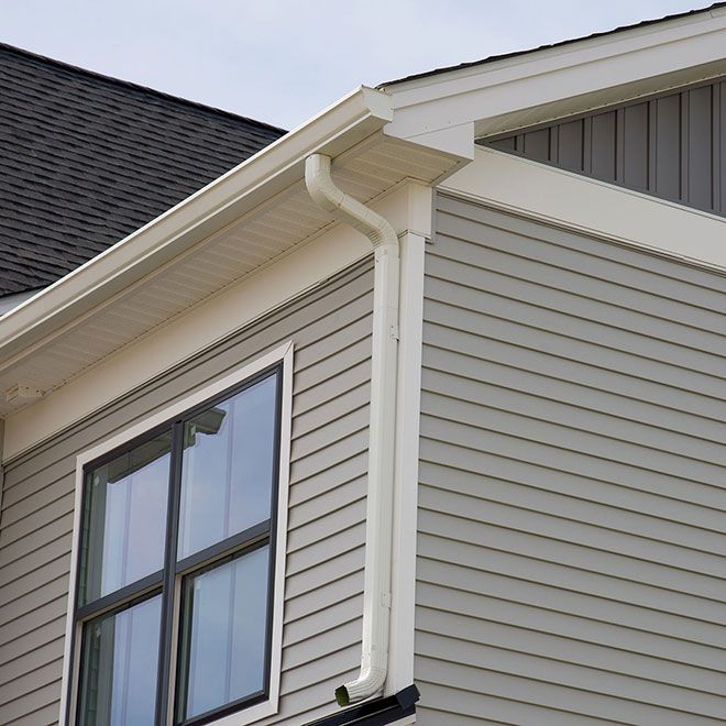 new installed gutter