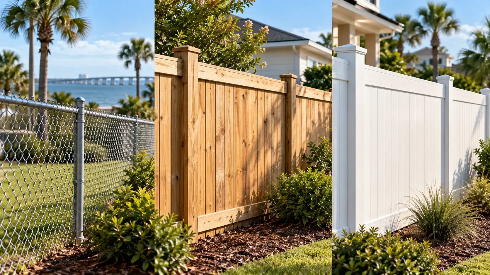 Chain-Link vs. Wood vs. Vinyl Fencing
