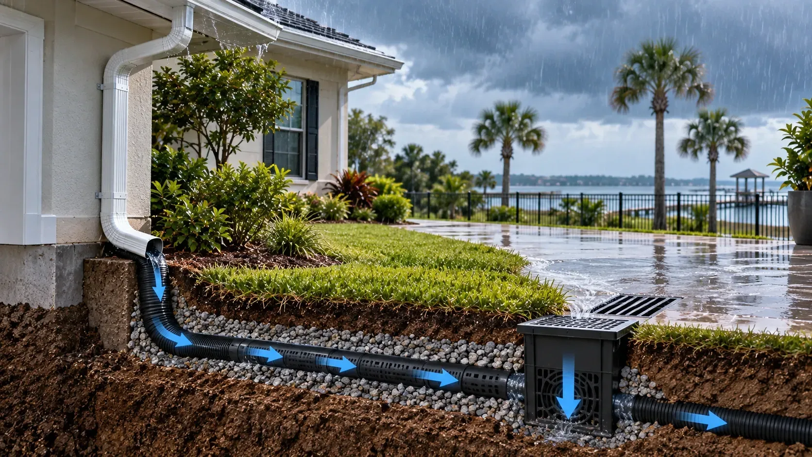 Drainage Systems vs. Gutters