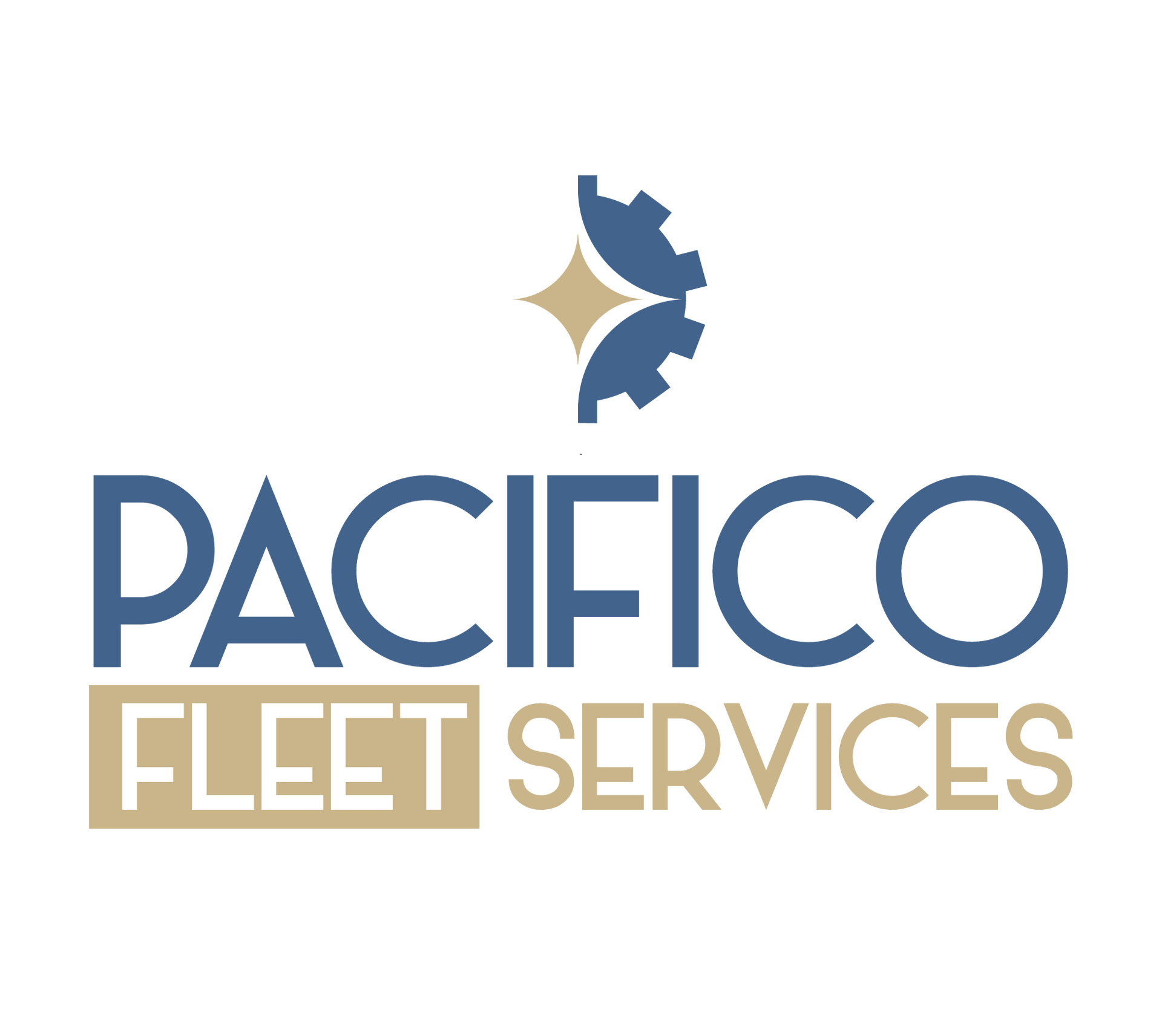 Pacifico fleet services logo on a white background