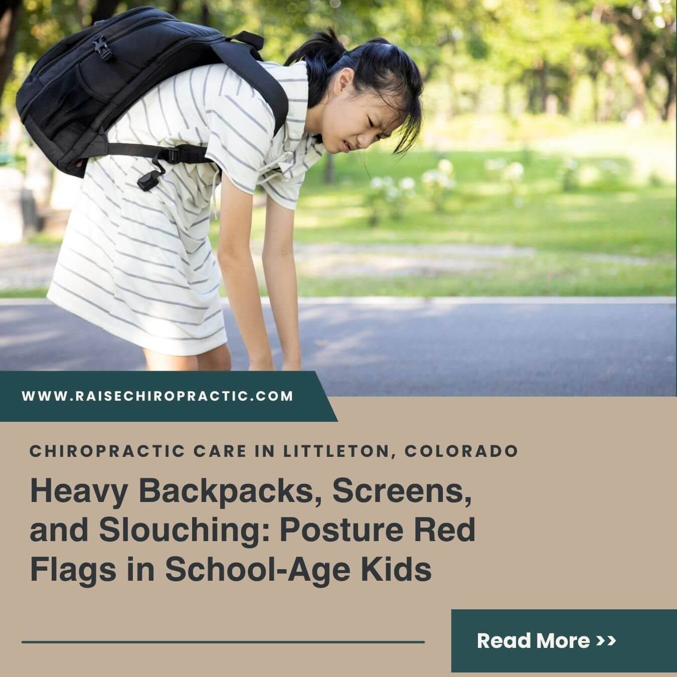 Heavy Backpacks, Screens, and Slouching: Posture Red Flags in School-Age Kids
