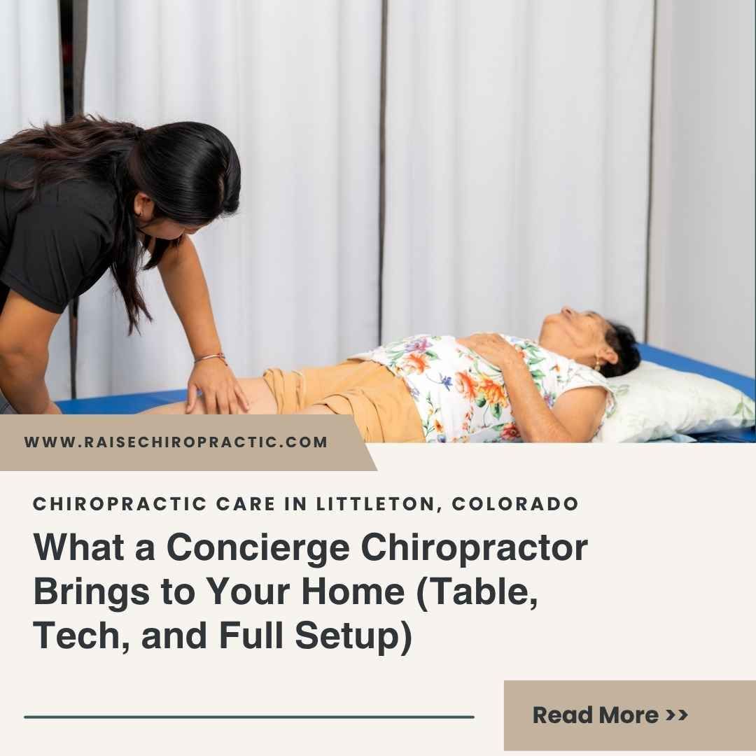 What a Concierge Chiropractor Brings to Your Home (Table, Tech, and Full Setup)