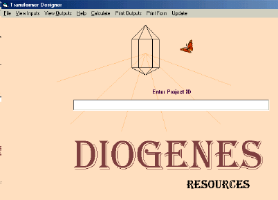 A computer screen that says diogenes resources on it