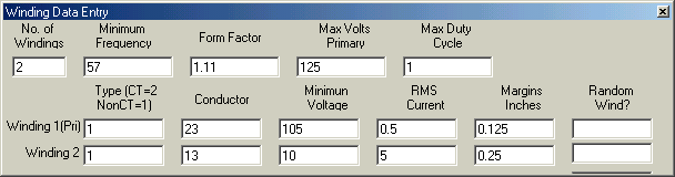 A computer screen shows a number of fields to fill out