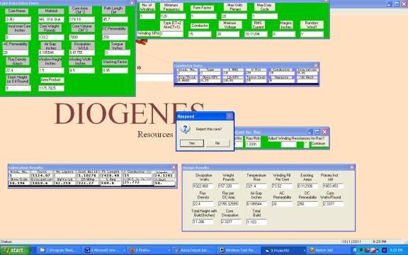 The word diogenes is on a computer screen