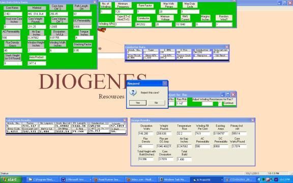 The word diogenes is on a computer screen