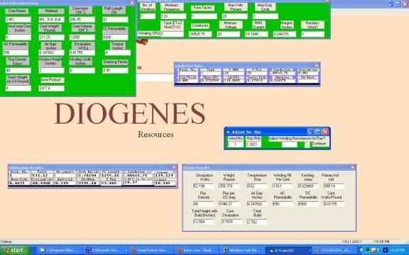 The word diogenes is on a computer screen