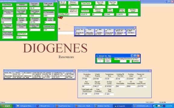The word diogenes is on a computer screen